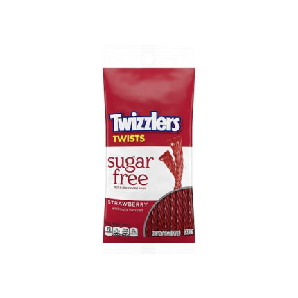 Twizzlers sukkerfri-jordbær stor pakke