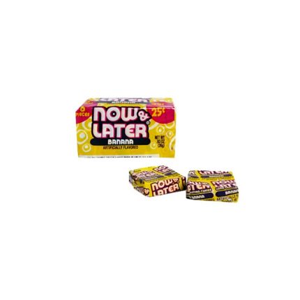 Now and Later-banan-6 biter
