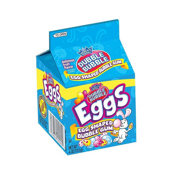 Dubble Bubble Egg Bubble Gum Carton-113 gram