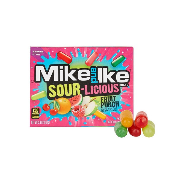 Mike & Ike Sour-Licious Fruit Punch-102 gram