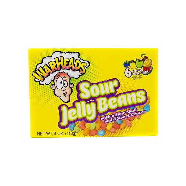 Warheads Jelly Beans-12 enheter