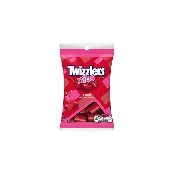 Twizzlers Cherry Nibs-12 enheter